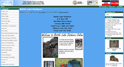 Desktop Screenshot of battlelakeoutdoors.com